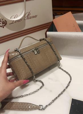 wholesale quality loro piana l19 python skin taupe